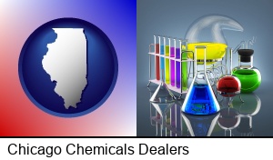 Chicago, Illinois - colorful chemicals
