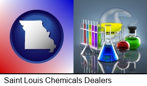 Saint Louis, Missouri - colorful chemicals
