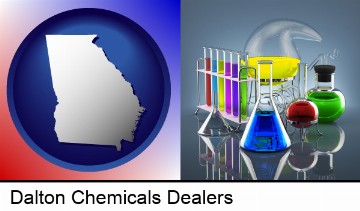 colorful chemicals in Dalton, GA